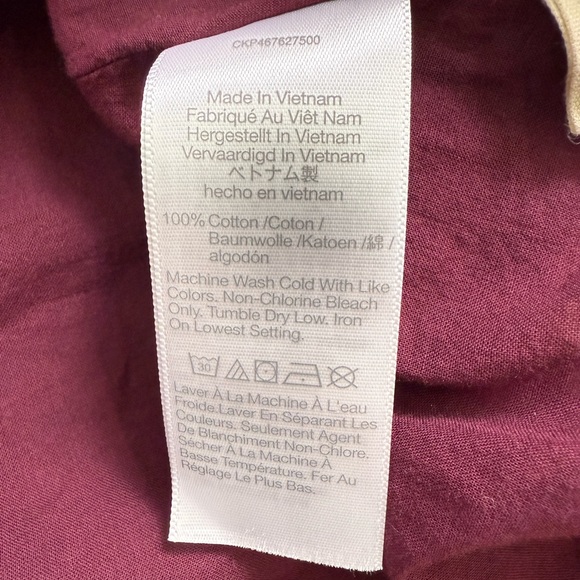 Madewell Sophia Tie-Front Midi Dress in Teaberry Floral Size XXL Fall Autumn - Picture 9 of 11